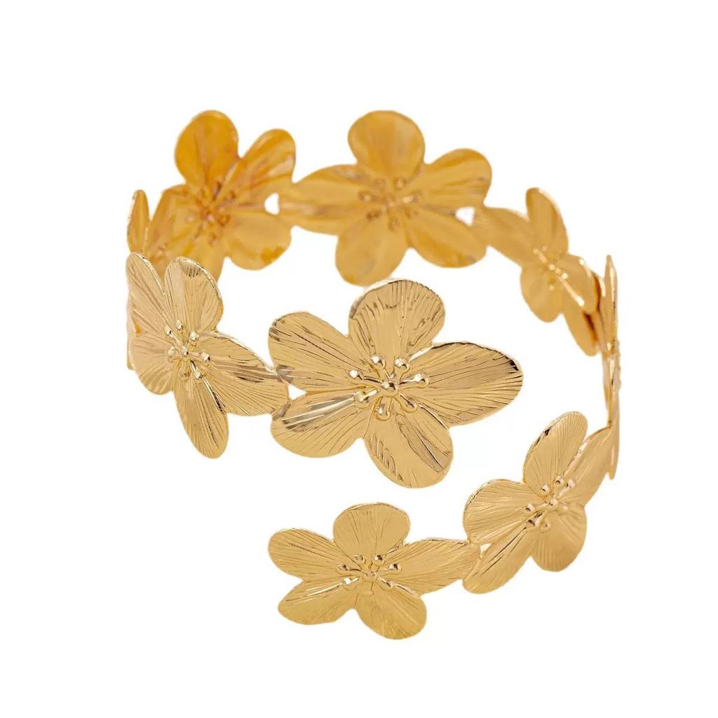 Modernt blombandsarmband