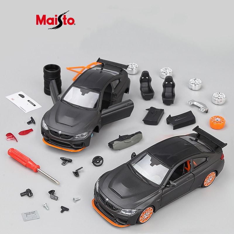 Maisto 1:24 BMW M4 GTS Montageversion Legierung Auto Modell Diecast Metall Spielzeugauto Modell Hohe Simulation Sammlung Kinderspielzeug Geschenk