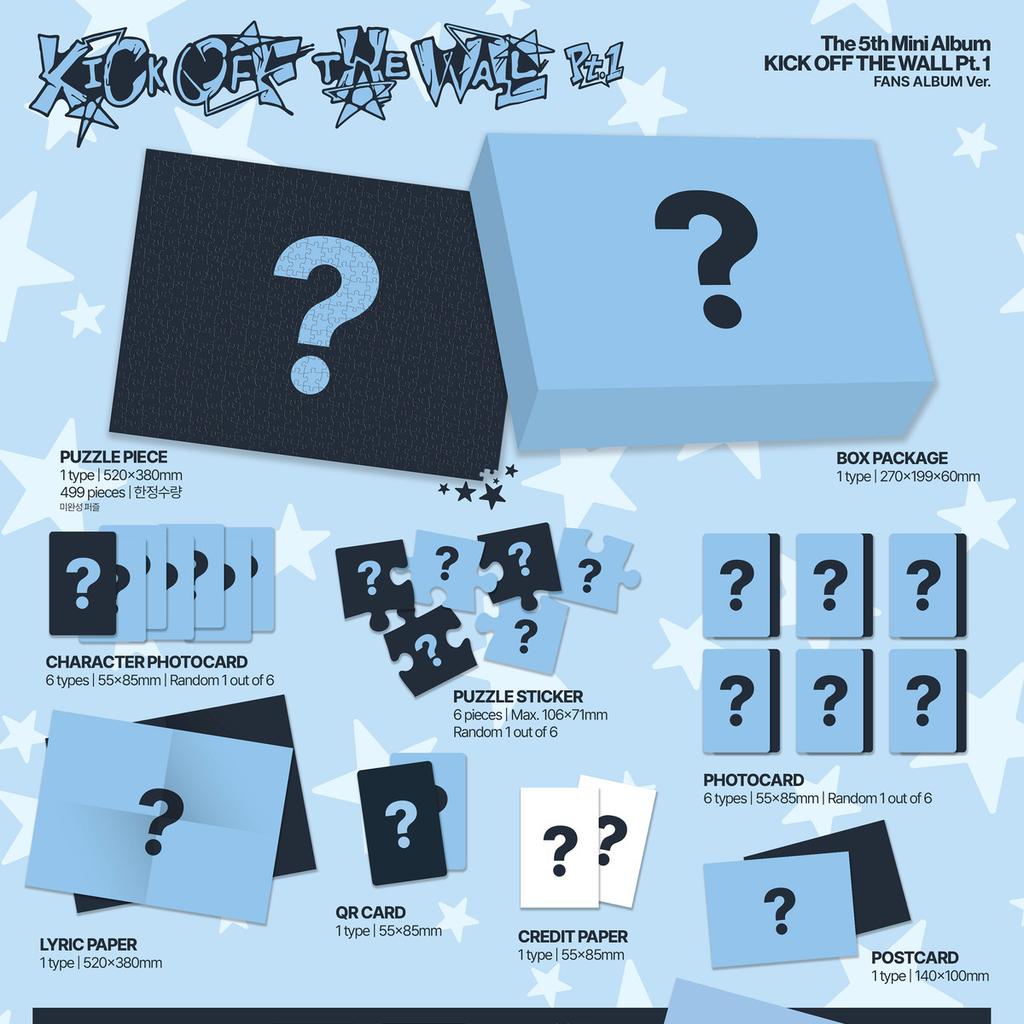 [Pre-order] KickFlip KICK OFF THE WALL Pt.1 FANS ALBUM Ver. Limited