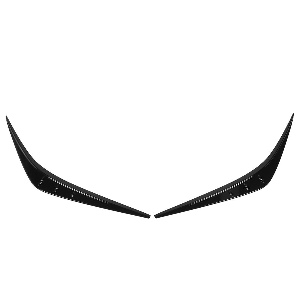 2PCS Headlight Eyebrows Left Right Front Headlamp Eyelid Molding Trim Eyebrow Strip for Yaris Cross XP210 2023 To 2024