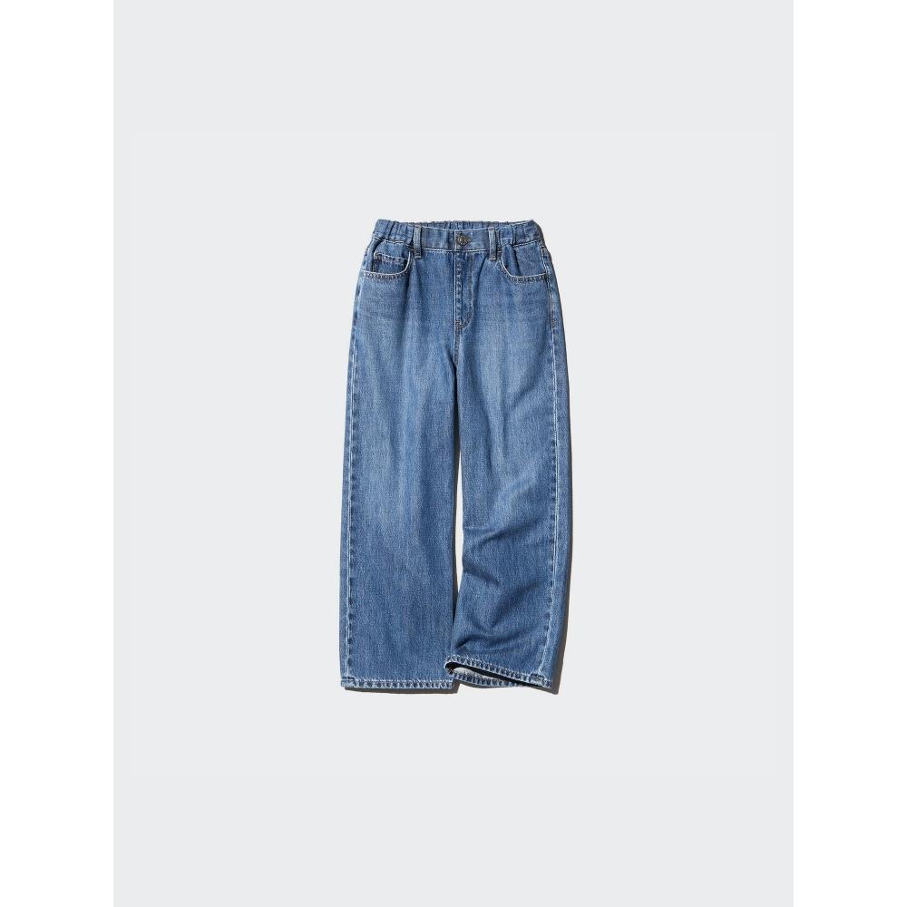 Uniqlo Japonské široké rovné džíny