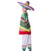 Children's Day Mexican Ethnic Customs Cosplay Clothing Cape Straw Hat Children's Performance Clothes Including Hats