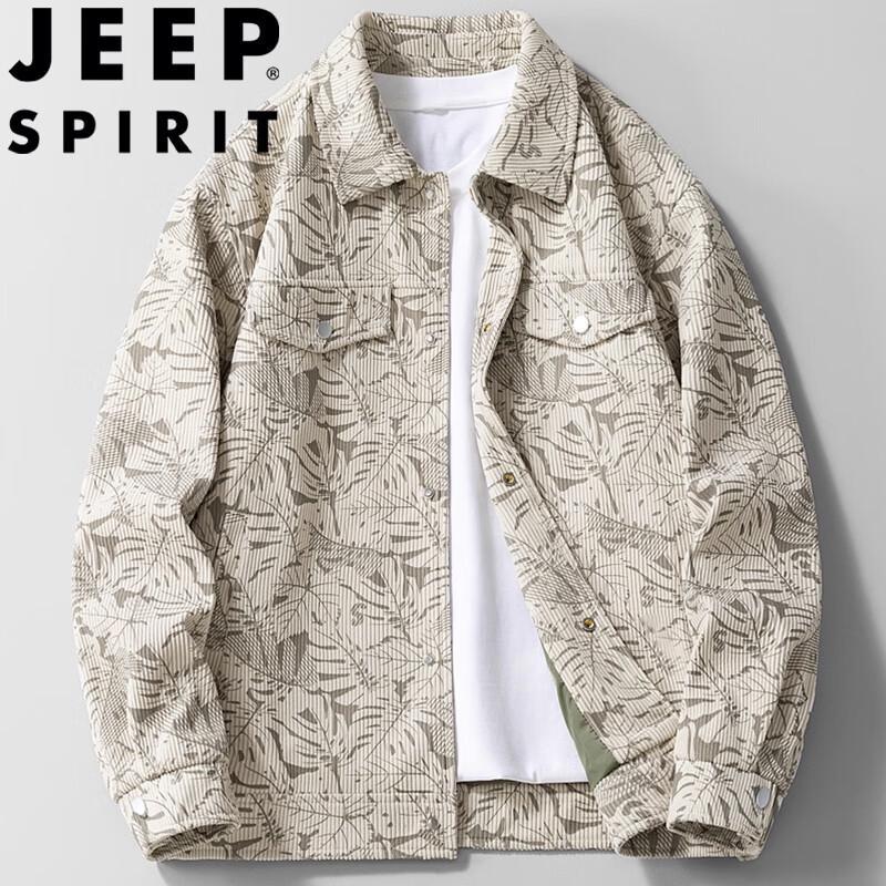 JEEP SPIRIT Herren Locker Lässige Arbeitsjacke