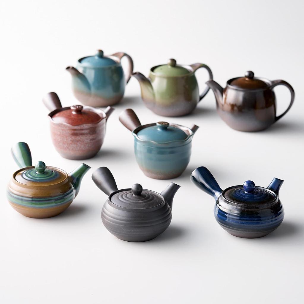 Banko Ware "Generous Pour" Teapot, Large Capacity, Serves 2-3 People, Approx. 420ml, Size 2, Earthen Fragrance, Made in Japan, 18368