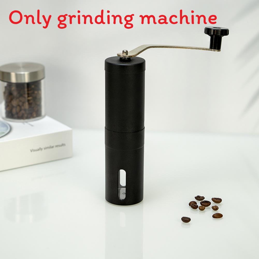 Highquality Stainless Steel Manual Coffee Grinder With Removable Hand Crank For Home Brewing Enthusiasts
