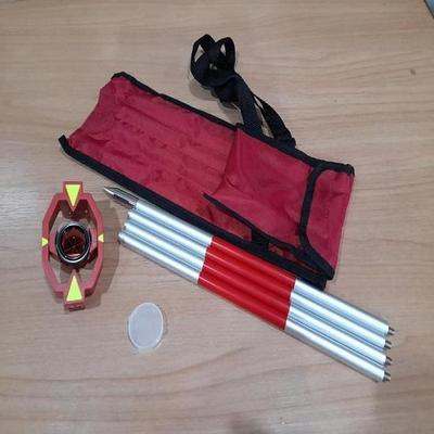 Alüminyum Mini Prizma Direk 4 Direk Mini Prizma ile) Total Station, Topcon, Laica Arazi Ölçümü için