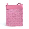BVLGARI Logo mania Crossbody bag Pochette Shoulder Bag Canvas/Leather pink