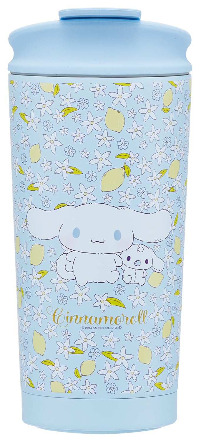 

Skater Thermo Vacuum with Flap Sanrio Cinnamoroll Plush Tumbler, 450ml, Hot/Cold Insulation, Insulated, Lid, Lock, Hug, STBF5-A