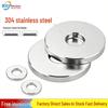Stainless Steel 304 Precision CNC Turned Thick Flat Washer Fastener