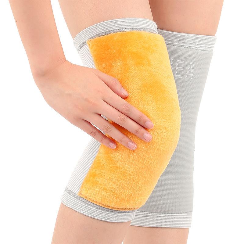 Unisex Thickened Fleece-Lined Knee Warmers for Winter Knee Joint Protection and Cold Protection for the Elderly