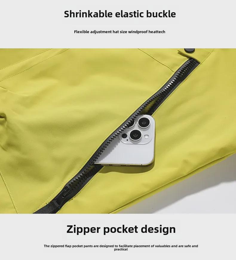 Damen Leichte Jacke im japanischen Stil mit Unifarbe - Winddicht & Wasserdicht, Geeignet für Frühling & Herbst, Unisex-Design für Paare