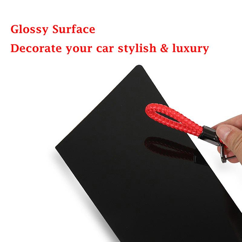 6Pcs Car Door Window Pillar Posts Trim Covers Sticker Black Decal for BMW 3-Series E90 carbon fibre 2005-2012 Car accessories