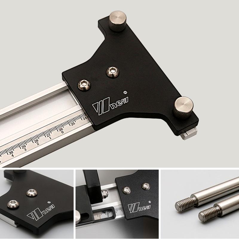 Parallel Rail Guide System Aluminium Alloy Circular Saw Track Set Fixed Guide Rail Bracket For Track Saw Track Repeatable Cuts