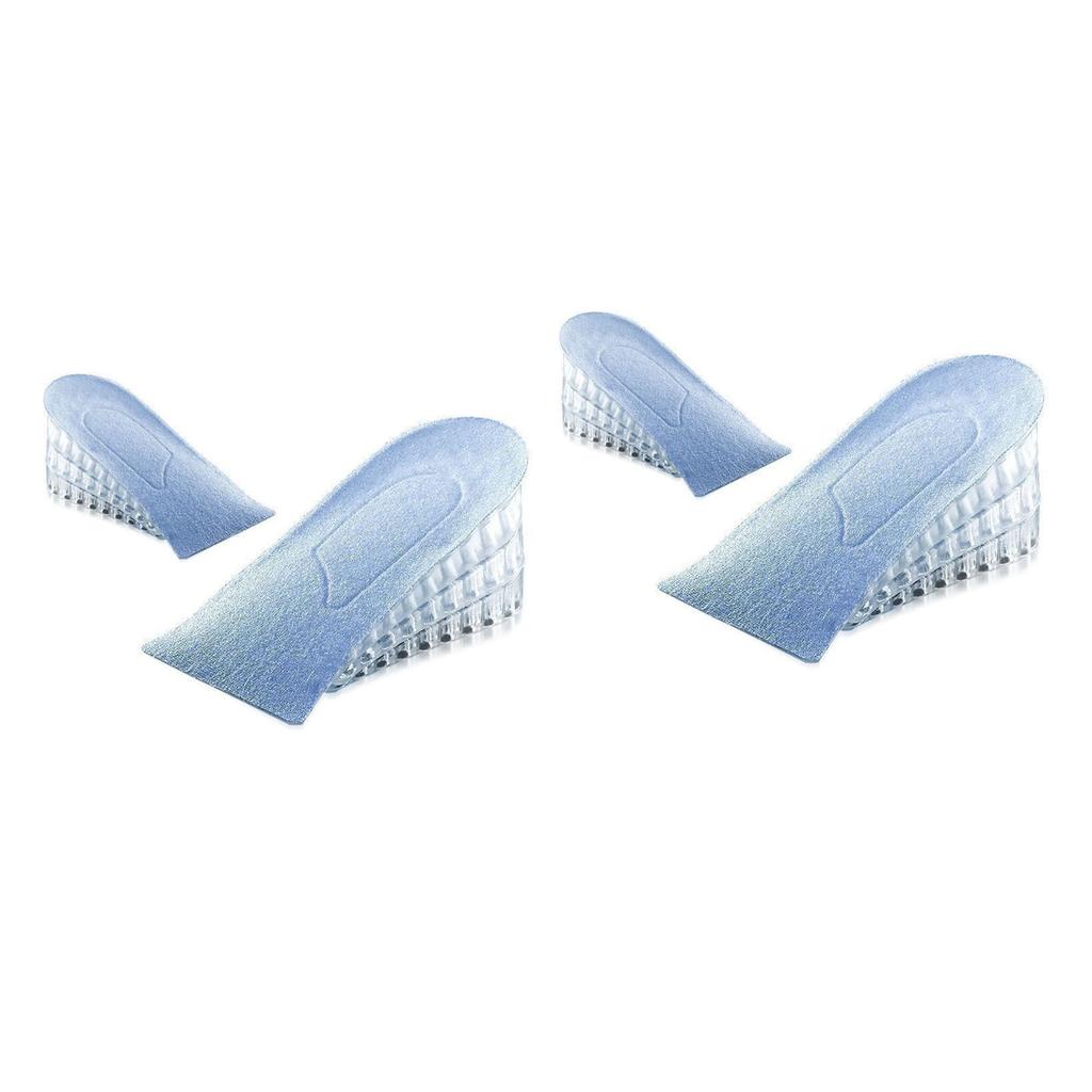 Solette Rialzo Altezza Multistrato Silicone Trasparente Ammortizzante Rialzi Scarpe Ascensore 5cm 2