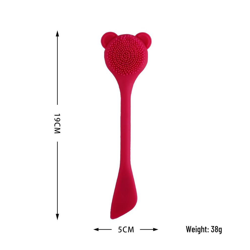 Portable Silicone Facial Cleansing & Makeup Remover Brush - Soft Blackhead Remover Tool