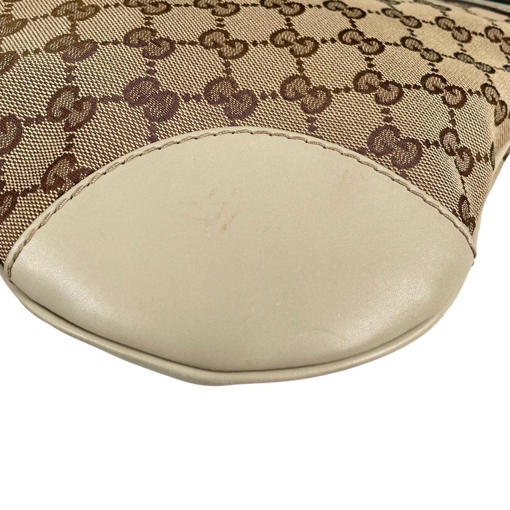 Gucci Sherry Line 254065 Shoulder Bag Beige Women Used