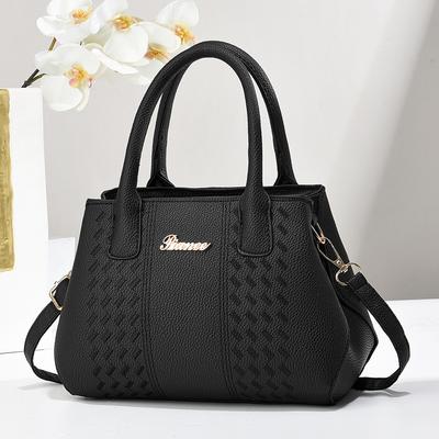 2024 Nová dámská taška se vzorem Litchi Bowknot Taška pro maminky středního věku Dámská kabelka na jedno rameno Crossbody