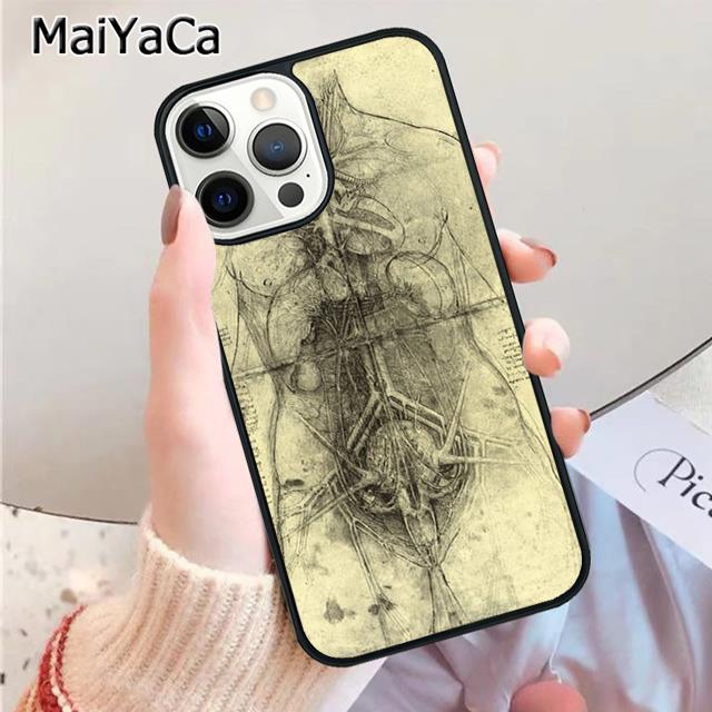 Medical Human Anatomy Phone Case For iPhone 17 Air 13 14 16 16e 15 pro max plus 11 12 cover  coque