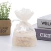 Reusable White Gift Bag Gauze Festival Favor Drawstring Pocket Packing Lace Sachet Party Supply