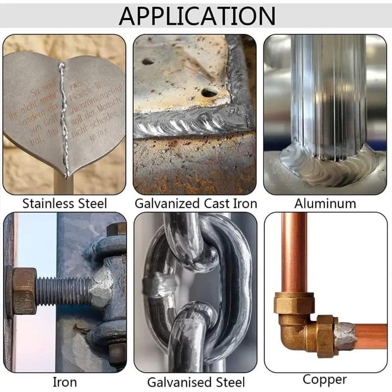 10-40pcs Aluminum Welding Rods 1.6/2.0mm Low Temperature Easy Melt Aluminum Welding Wire Flux Core Suitable for Soldering