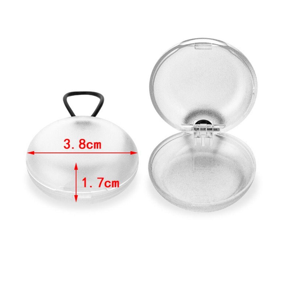 New Plastic Soundproof Earplug Box Round Shape Mini Earplug Storage Box Portable Earplug Box Jewelry Organizer