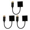 3PCS 1080P DP To DVI Adapter Cable Unidirectional DP Conversion Cable  Office Workers