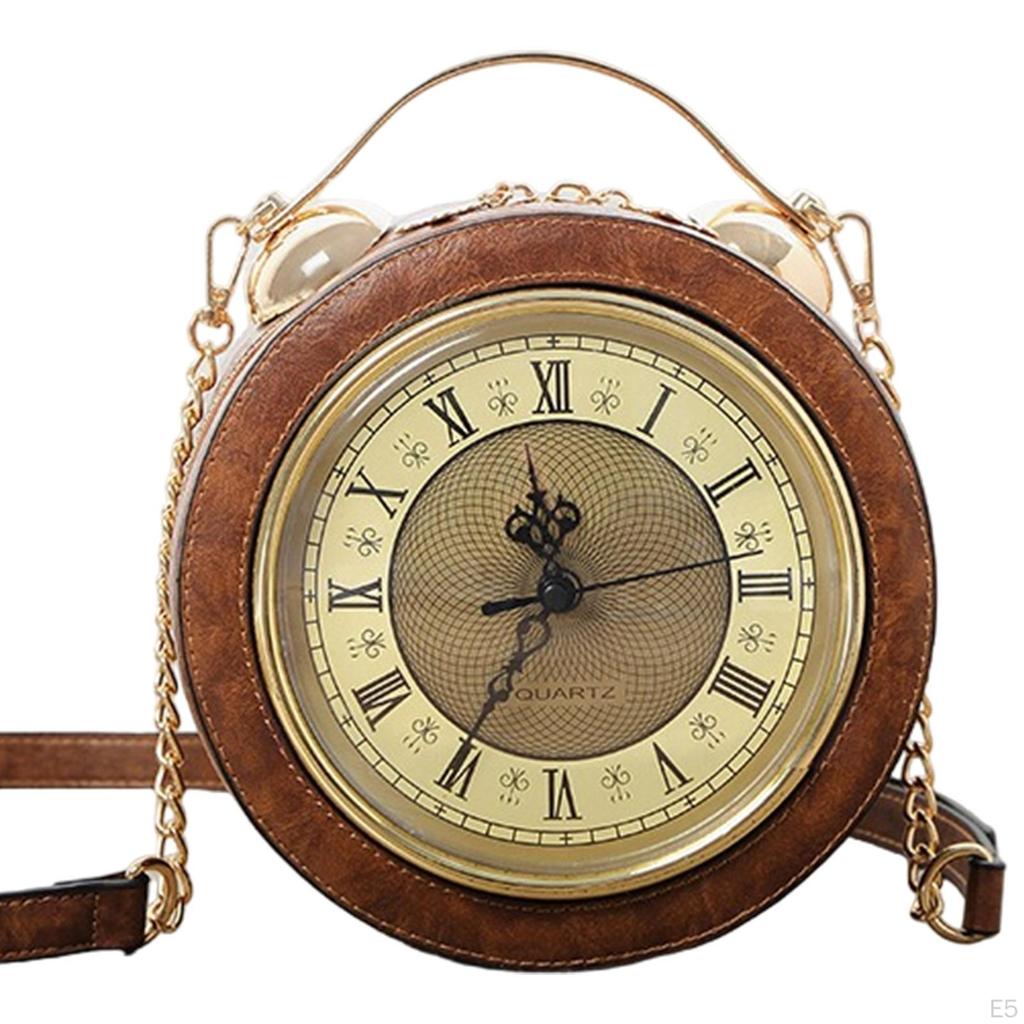Clock Purse and Handbag Fashion Womens Shoulder bag