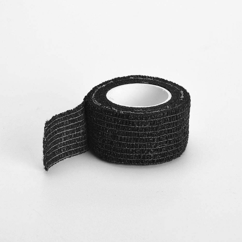 

Профессиональный самоклеящийся бинт для тату-трубок, лента для обмотки ручки тату-грипа (черный) чёрный