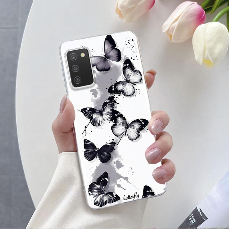 For Samsung A41 A21s A11 Case Luxury Phone Case For Samsung Galaxy A41 A21S Marble Flower Clear Soft Silicone Protective Cover