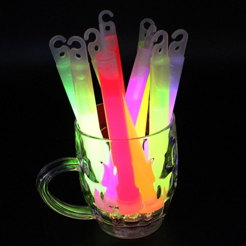 Knicklichter Leuchtstab 6 Zoll Knicklicht Notfall Chemisches Licht Überlebens-Leuchtstäbe mit 12 Stunden Leuchtdauer