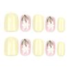Summer Style Daisy Flower Wearable False Nails Set