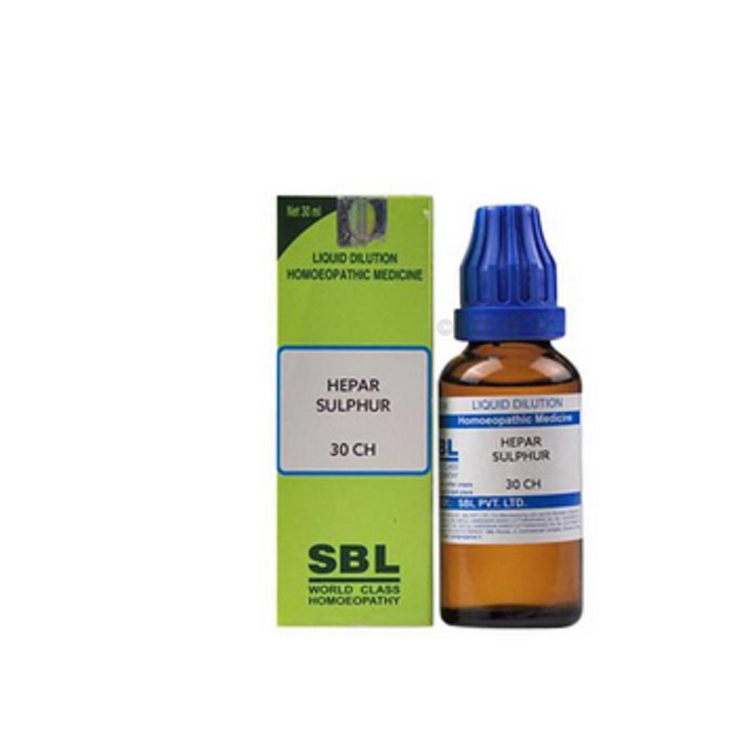 

@ SBL Hepar Sulphur 30 CH Homeopathic Medicine 30ML Zr-2630-60%Off