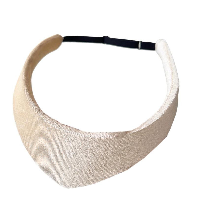 

Ретро велюрова пов язка на голову для жінок, дівчаток, дітей, м який нековзкий аксесуар для волосся для щоденного носіння, вечірок, заходів бежевий