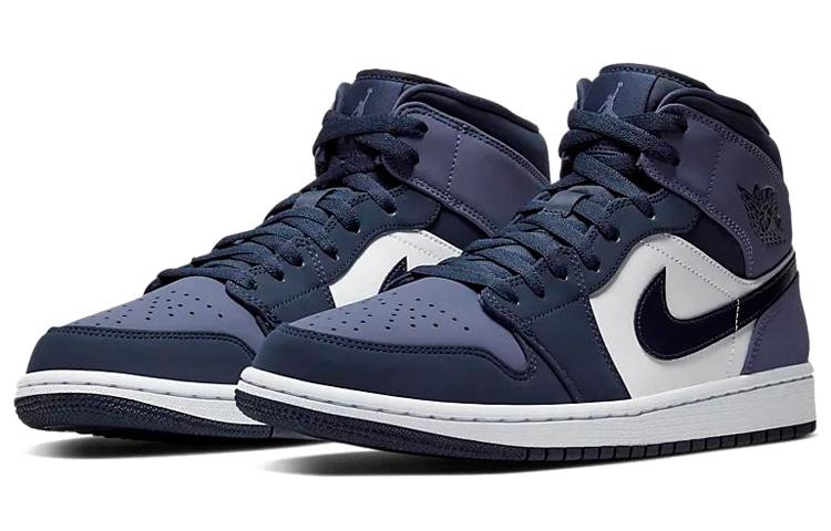 Jordan 1 Mid 'Obsidian Sanded Purple' 554724-445