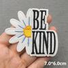 Love Nature Patch Magic Mushroom Embroidery Patches For Clothing Diy Iron-On Stickers Appliques Flowers Stripes