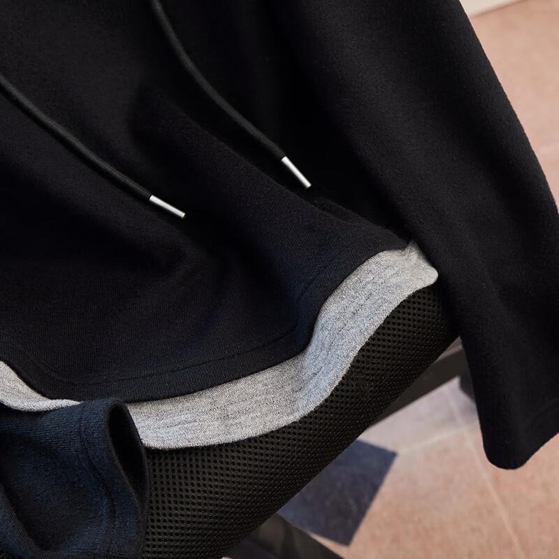 Silverbush Women's Color-block Hooded Long-Sleeve Sweatshirt