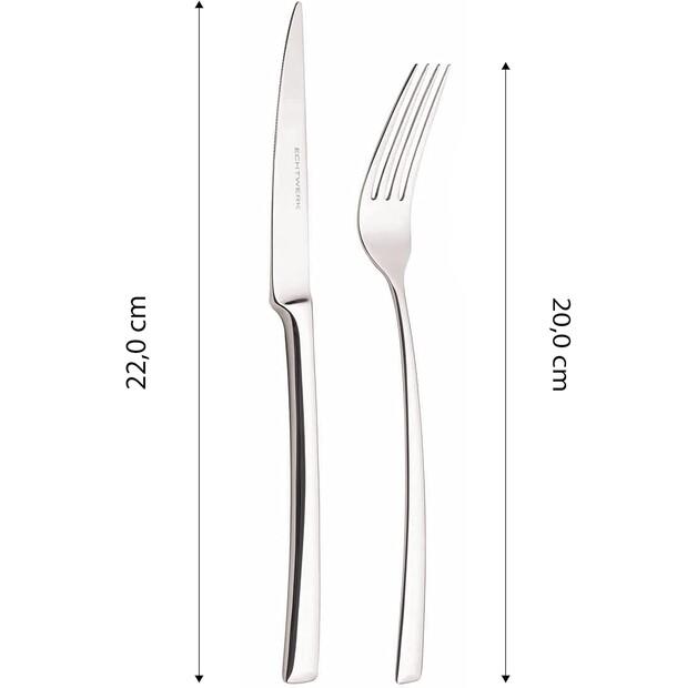 Набор столовых приборов Echtwerk Avelino, серебристый, 30 предметов (EW-BS-0540)