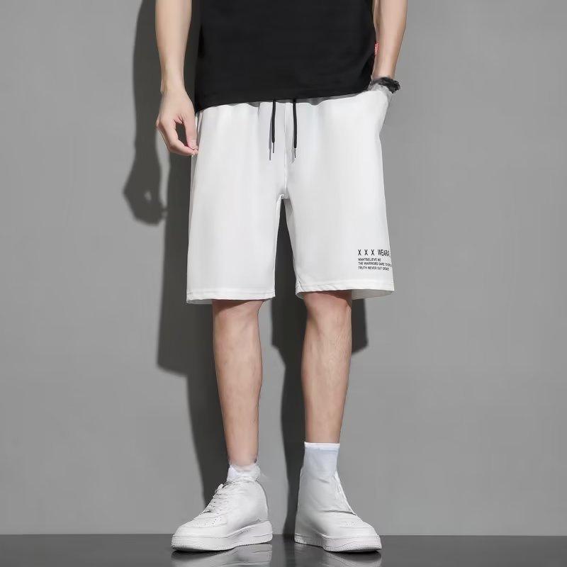 

Мужские спортивные шорты из ледяного шелка, быстросохнущие, свободного кроя 5XL