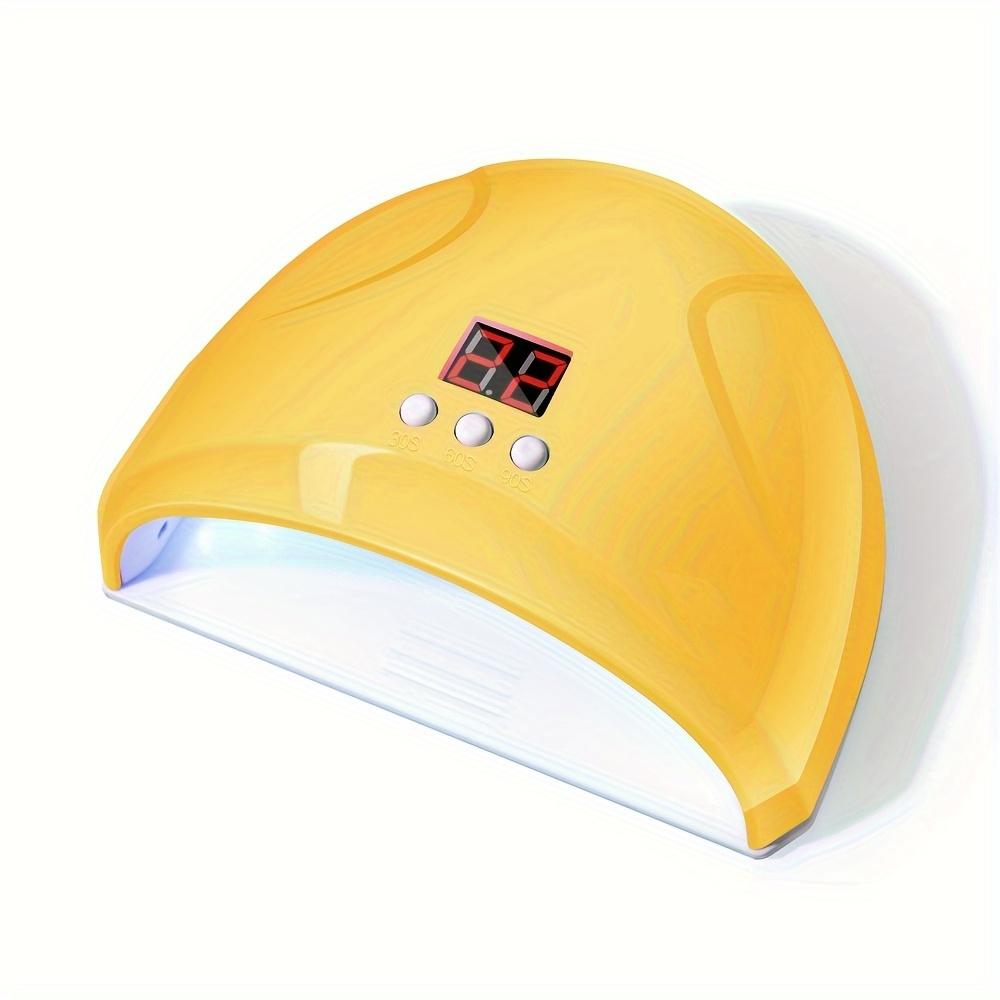 Lampă UV/LED pentru unghii, uscător de lac cu gel, cu 3 setări de temporizator, ecran LCD mare, gel acrilic, lumină de polimerizare, temporizator pentru manichiură