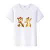 Kawaii Disney Cartoon Chip und Dale Grafik T-Shirt Sommer Damen Blusen Herren Weiße T-Shirts Kleidung Frau Y2K T-Shirt Übergröße Oberteile