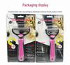 Dual-Sided Pet Grooming Rake Comb for Dogs - Detangling & Shedding Tool