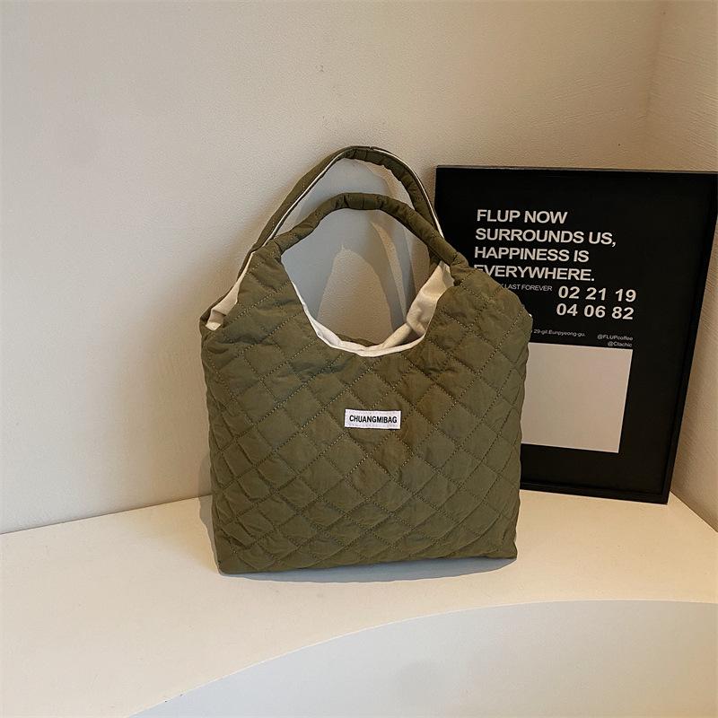 Podzim Zima Velkokapacitní Crossbody Kabelka - Jednoduchý Ležérní Studentský Dojížděcí Styl