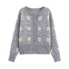 Za New Arrival Women's Clothing ZR Fashion Style Export Fashion All-Match Casual Jacquard Knitting Sweater Skirt Suit