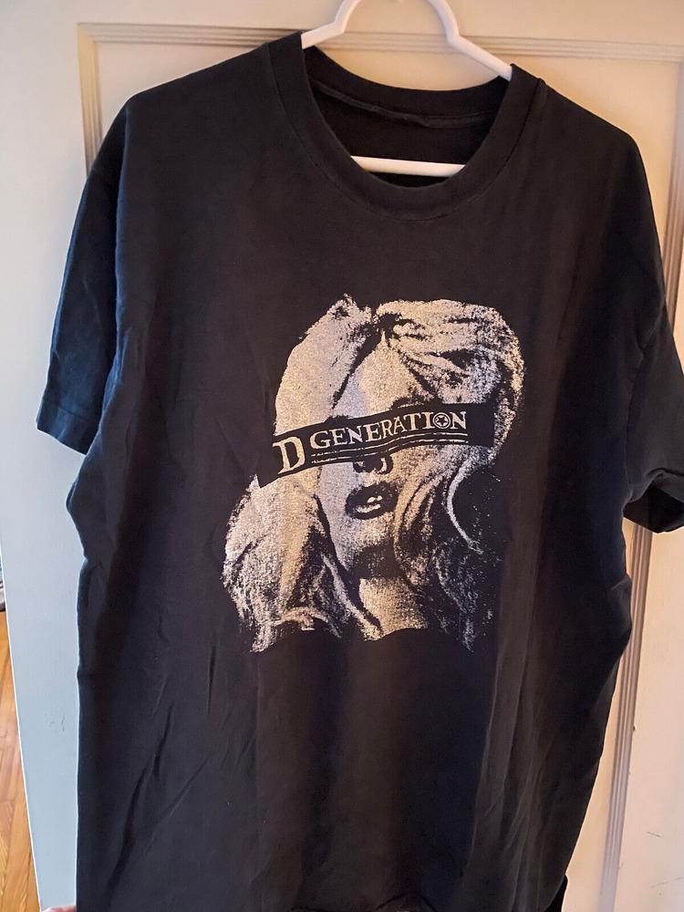 Vintage D Generation Glam Punk Band Black Unisex Cotton T-Shirt Unisex T-Shirt XXXL