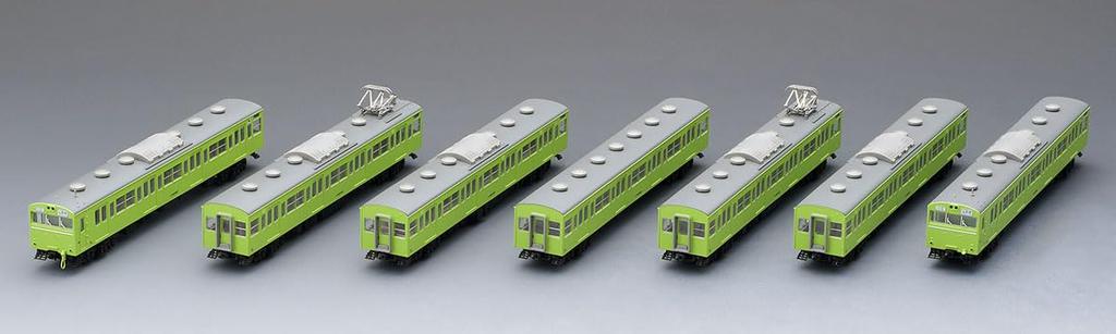 TOMYTEC TOMIX N Gauge JNR 103 Series High Cab ATC Car Basic Set Railway Model Train 97615 (Uguisu Green)