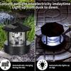 Solar Wasserdichte Leuchten Vintage LED Wasserdichte Solar Lampe Bewegungssensor Außen Wandleuchte Für Parkplatz Und Korridor Re