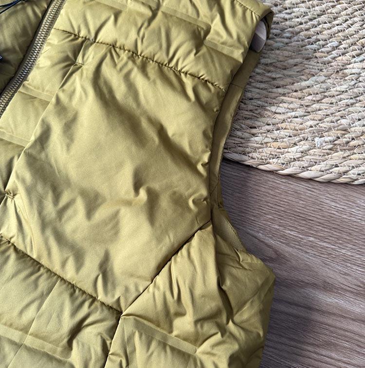 2025 Autumn/Winter Double-Sided Solid Color Unisex Down Vest