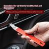 Stainless Steel Car Trim Removal Tool Kit Non-Scratch Pry Bar for Door Panel Audio Dashboard Interior Modification