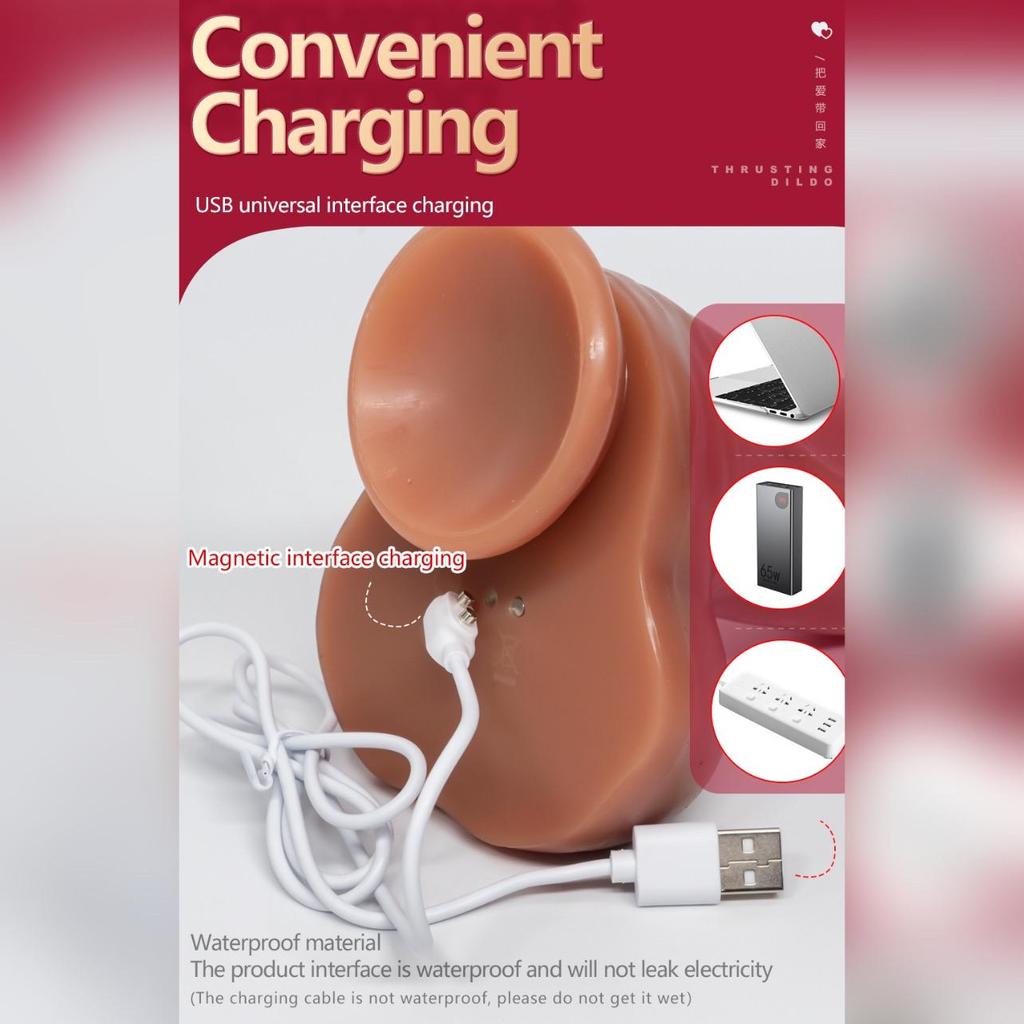 Heroic Man Liquid Silicone Electric Phallus Simulation Dildo Adult Sex Products Female Cannon Machine Masturbation Machine Fun