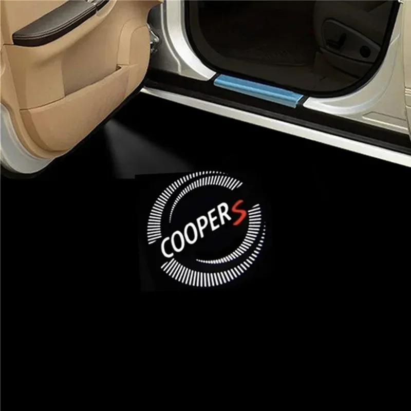2 Stück LED Auto Tür Willkommenslicht Projektorlicht Dekorative Lichter Für Mini Cooper OneS JCW R55 R56 R58 R59 R60 F56 F60 2022 2023